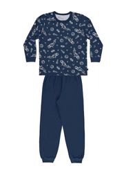 Conjunto Pijama Infantil Camiseta Estampada e Calça - Boca Grande